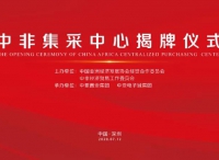 中非集采中心揭牌仪式7月12日在中亚硅谷产业基地举行